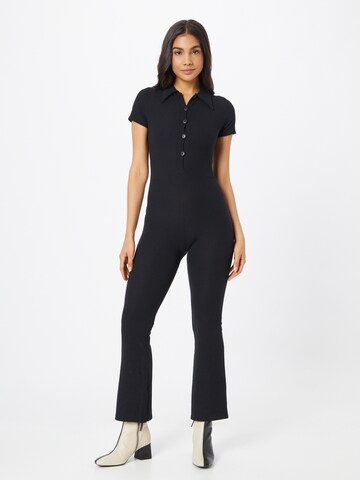 Nasty Gal - Jumpsuit en negro: frente