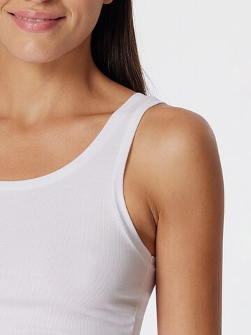 SCHIESSER Tanktop ' Pure Rib ' in Weiß