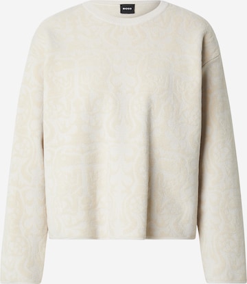 balts BOSS Džemperis 'Fu_CNY': no priekšpuses