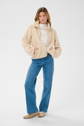 Kaffe Fleecejakke 'KAAlly' i beige