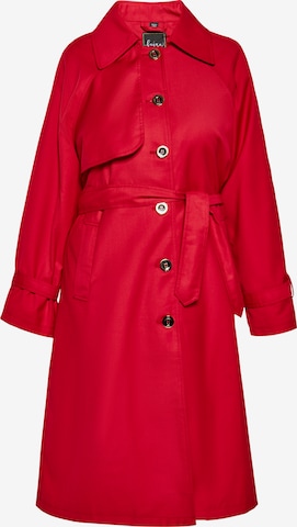 faina Ανοιξιάτικο και φθινοπωρινό παλτό σε κόκκινο: μπροστά