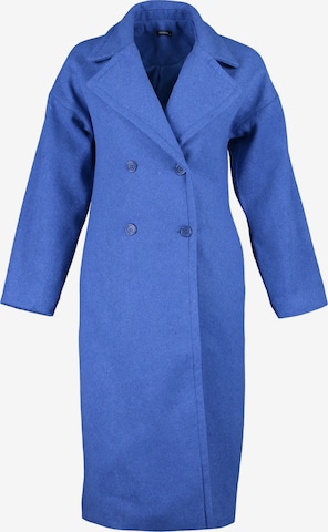 Trendyol Демисезонное пальто в Синий: спереди