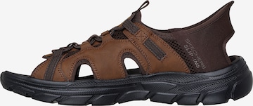 SKECHERS Trekkingsandale in Braun: Vorderseite