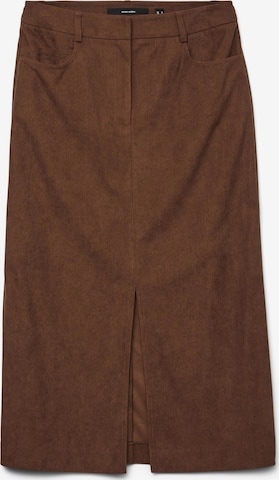 Jupe 'VILJA' VERO MODA en marron : devant