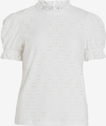 VILA - Blusa 'Kawa' em branco: frente