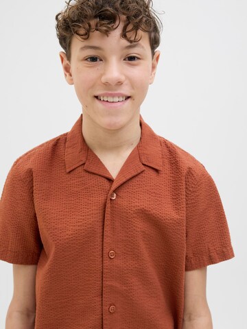 Coupe regular Chemise Jack & Jones Junior en marron