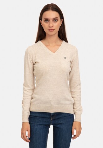 Sir Raymond Tailor Pullover 'Verty' in Braun: Vorderseite