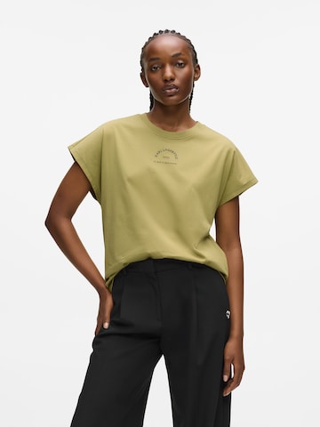 Karl Lagerfeld Tričko - Zelená: predná strana