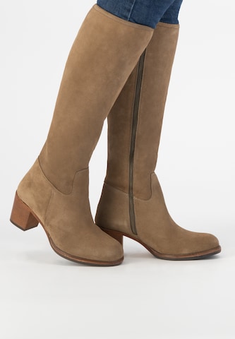 Mysa Boots 'Peta' in Beige: front