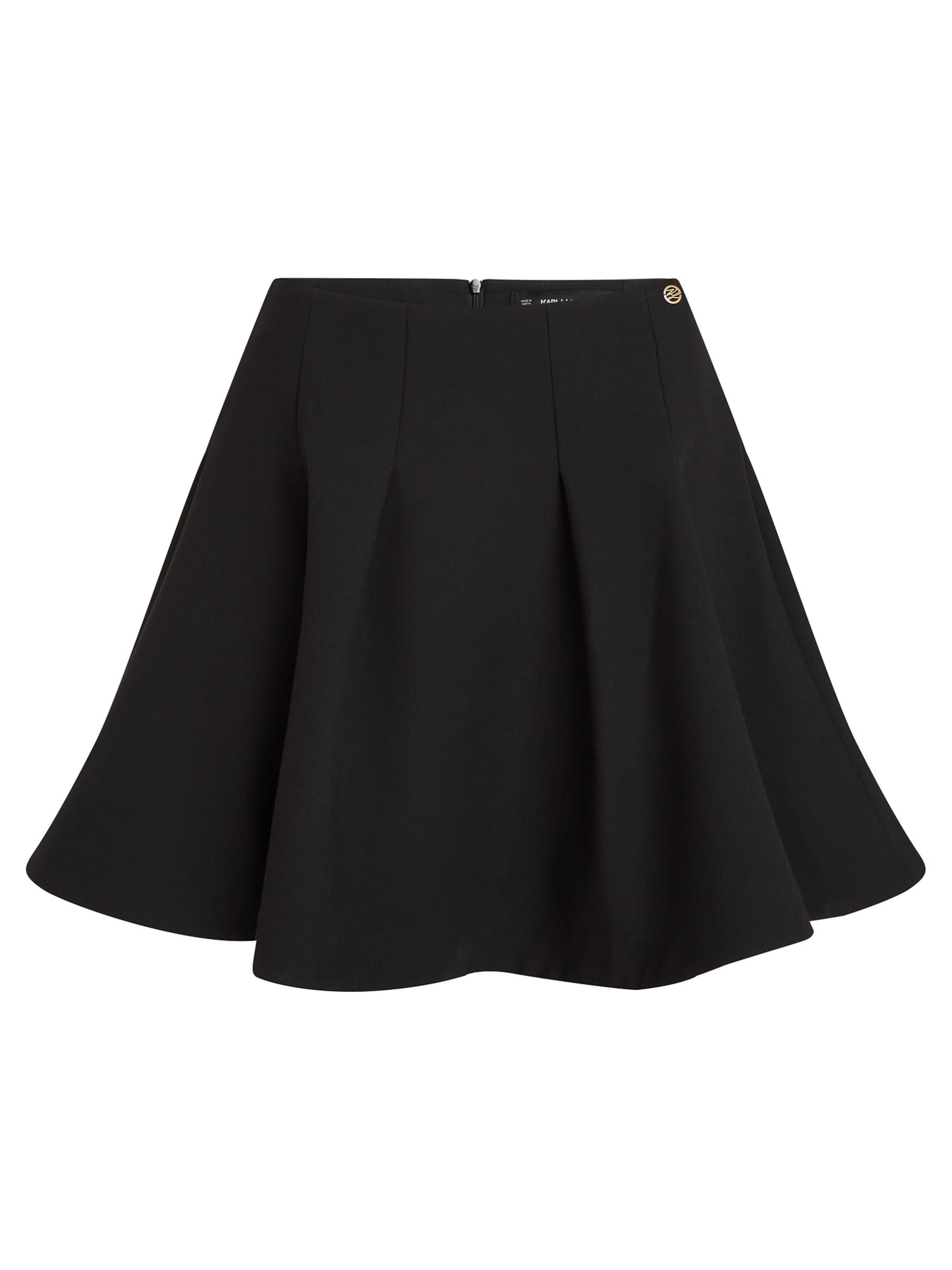 Gonna di Karl Lagerfeld in nero: frontale