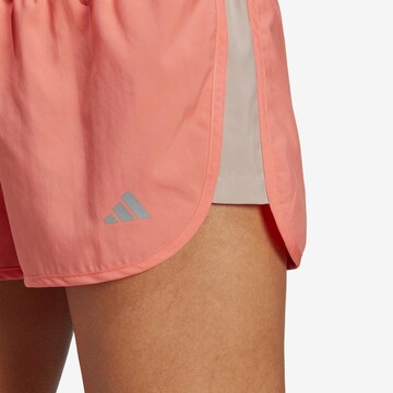 ADIDAS PERFORMANCE Loose fit Workout Pants 'Run It' in Orange