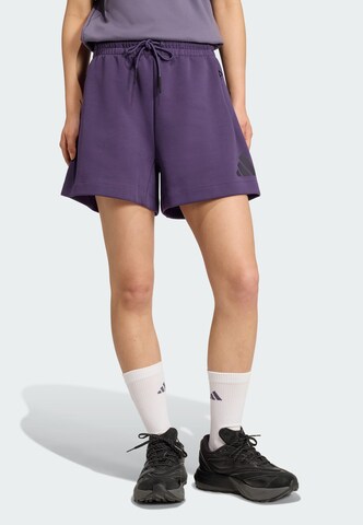 ADIDAS SPORTSWEAR Loosefit Sportshorts 'Z.N.E.' in Lila