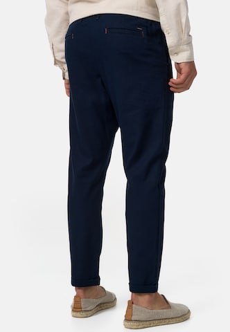 INDICODE JEANS Regular Chino Pants 'Cunningham' in Blue