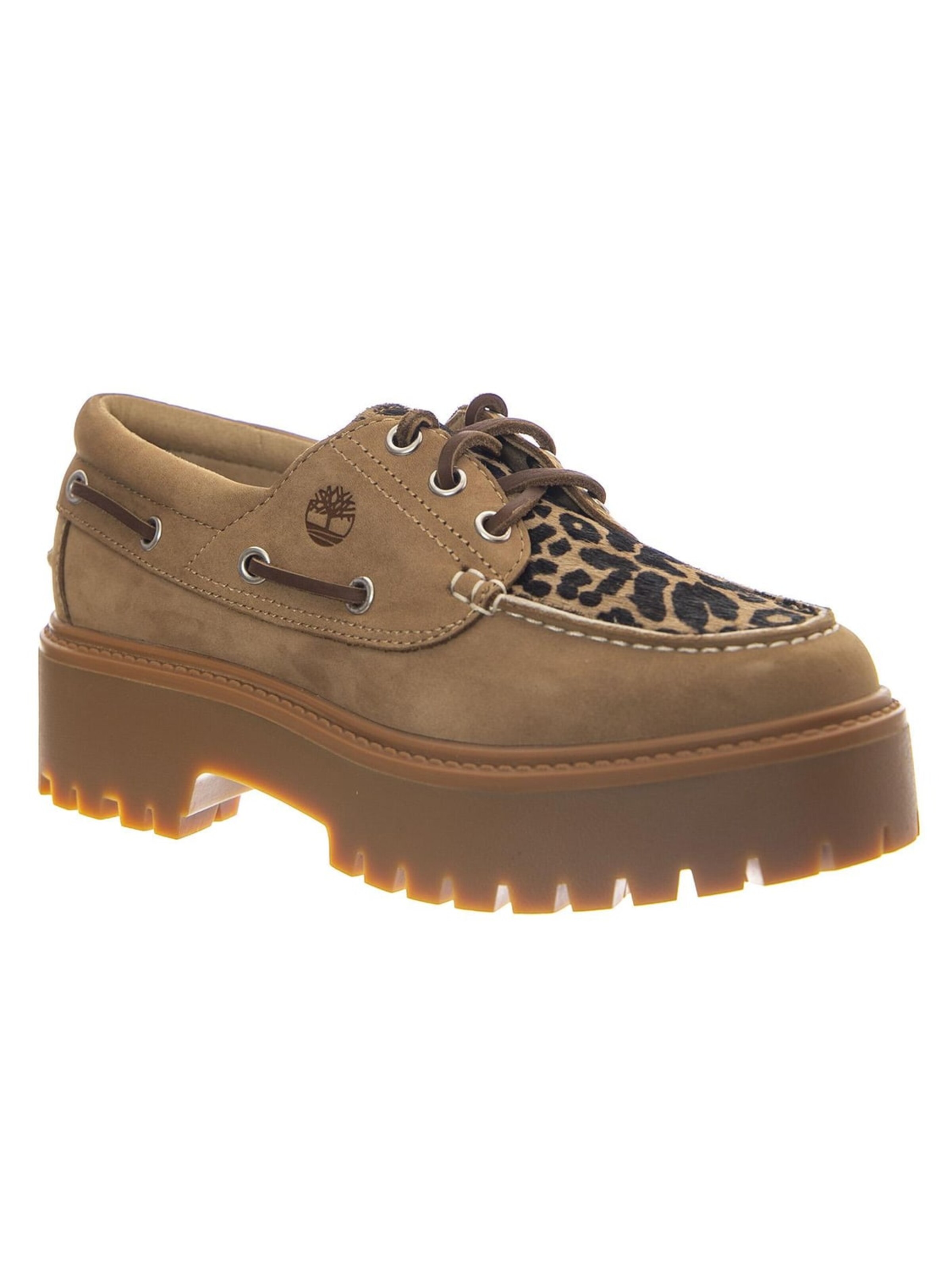 Mocassin 'Stone Street Boat Shoe Beige -- Women's Boat Shoes in Beige Nubuck Women's' TIMBERLAND en beige
