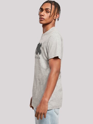 F4NT4STIC Shirt 'ACDC Back In Black' in Grijs