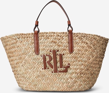 Lauren Ralph Lauren Μεγάλη τσάντα 'SHELBIE' σε μπεζ: μπροστά