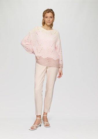 Pull-over s.Oliver BLACK LABEL en rose