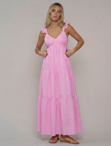 Robe South Beach en rose : devant