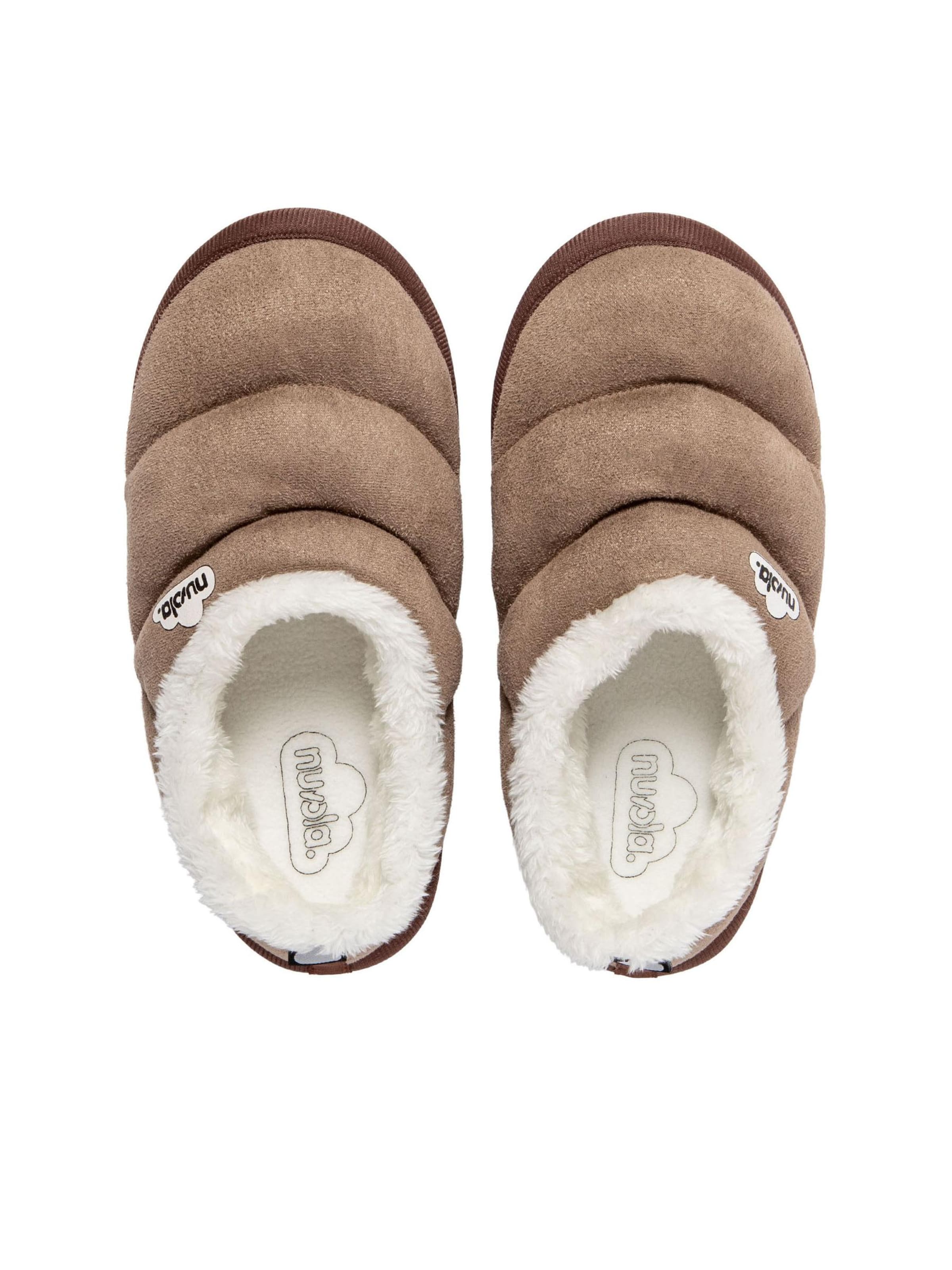 Ciabatta 'Classic Velvet' di Nuvola. in grigio