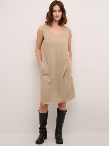 Kaffe Jurk 'Milla' in Beige: voorkant