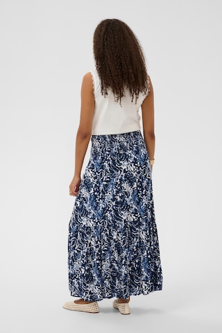 Jupe 'CRTiah' Cream en bleu