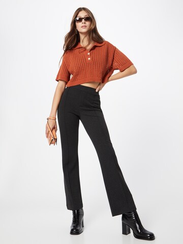 Part Two Flared Trousers 'Pontas' in Grey