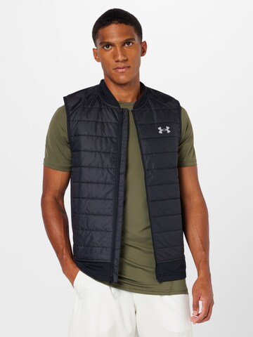 UNDER ARMOUR Sports vest 'Storm' in Black: front