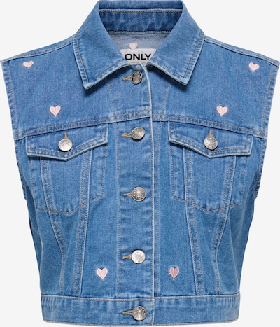 ONLY Liivi 'ONLVEGA' koossa XS värissä sininen denim / hopea, Tuotenäkymä