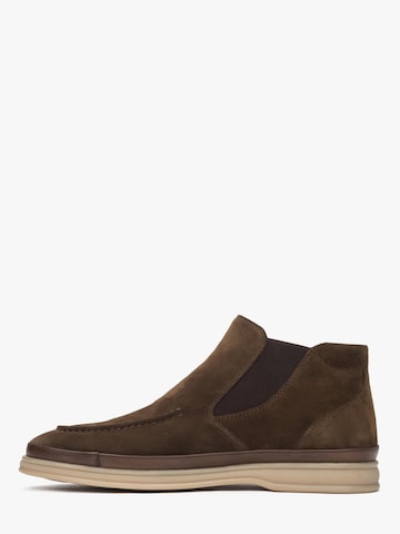 Estro Chelsea Boots '552-4' i brun