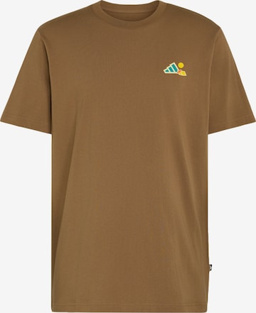 ADIDAS TERREX - Camiseta funcional en verde: frente