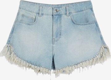 Regular Jean Bershka en bleu : devant