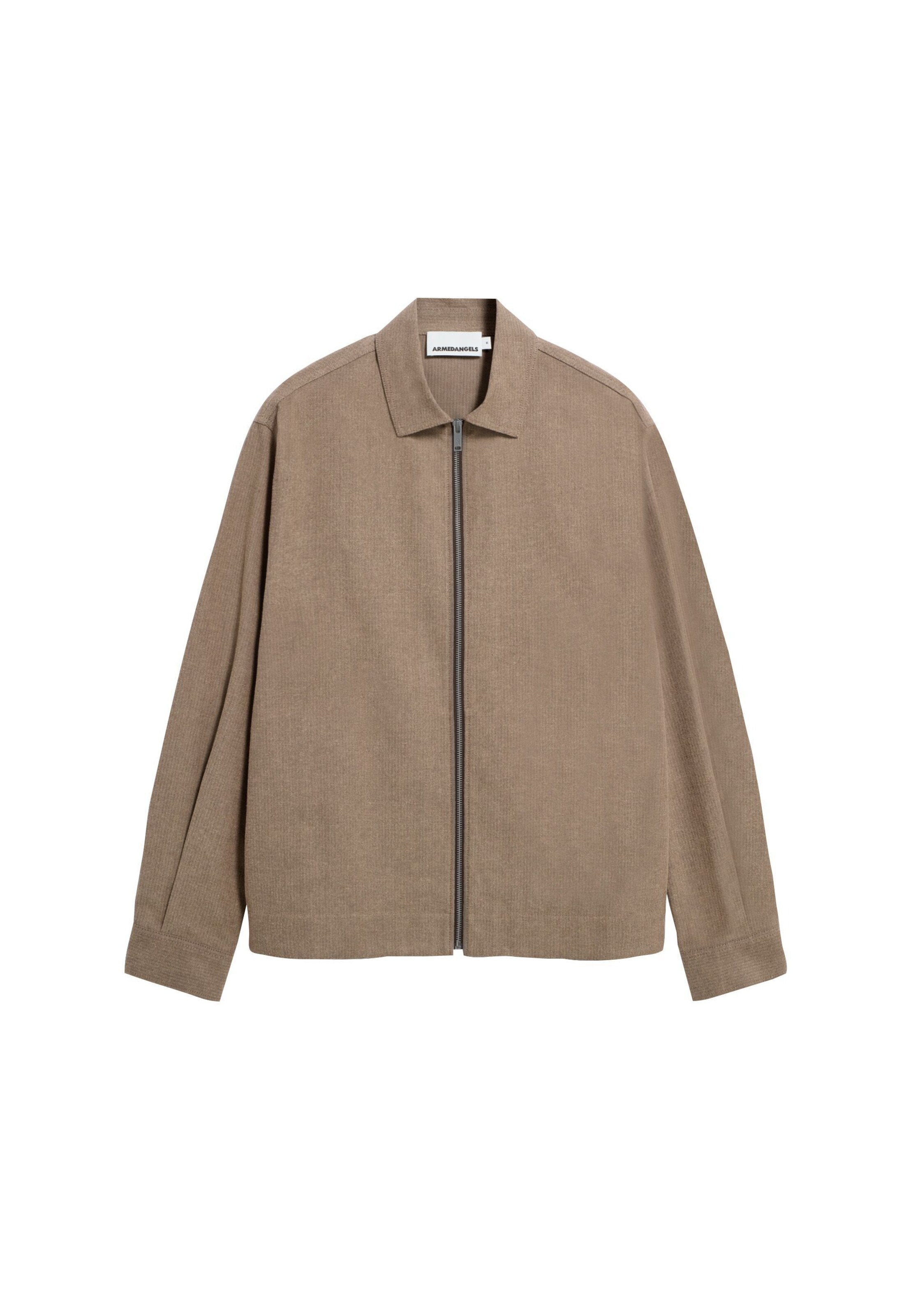 ARMEDANGELS Between-season jacket in Beige: front