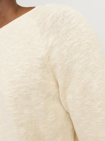 JACK & JONES Sweater in Beige