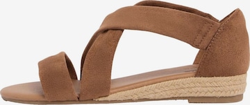 Friends Like These Remienkové sandále - Hnedá: predná strana