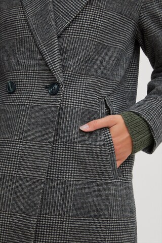 ICHI Winter Coat 'Janny' in Grey