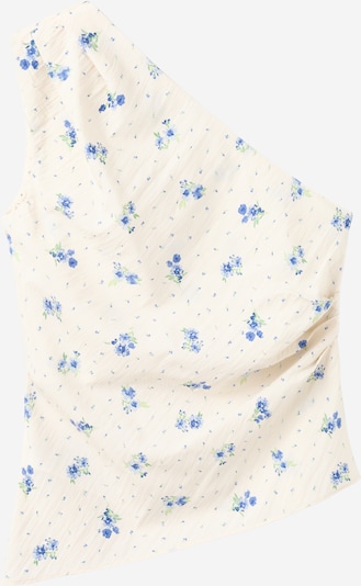MANGO Toppi 'COYA' koossa XS värissä vaaleansininen / tummansininen / vihreä / offwhite, Tuotenäkymä