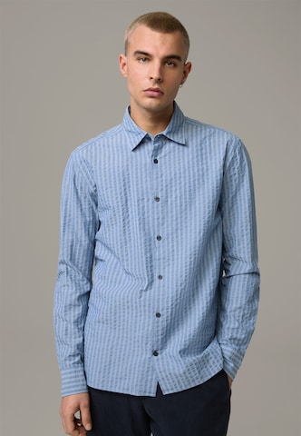 STRELLSON Regular fit Button Up Shirt 'Casyn' in Blue: front