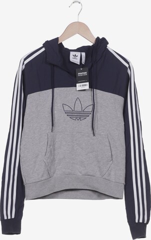 ADIDAS ORIGINALS Sweatshirt & Zip-Up Hoodie in XS in Grey: front