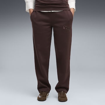 PUMA Loosefit Broek 'Essentials' in Bruin: voorkant