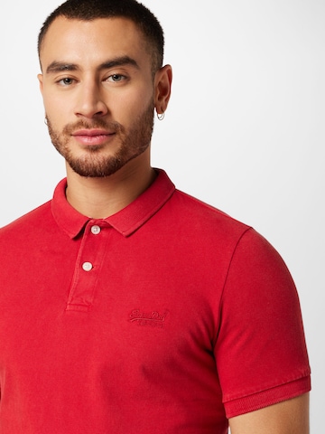 Superdry Poloshirt in Rot