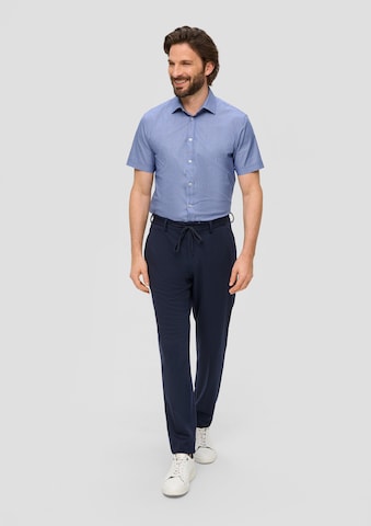 Coupe regular Chemise s.Oliver BLACK LABEL en bleu