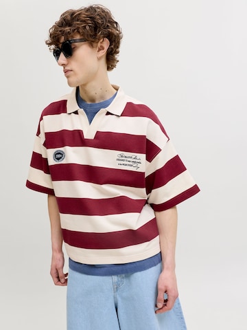 JACK & JONES Sweatshirt in Rot