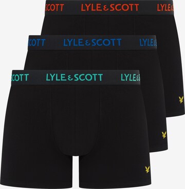 Lyle & Scott Boxer shorts in Black: front