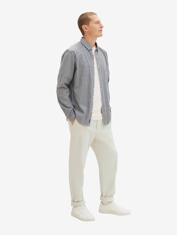 TOM TAILOR - Ajuste regular Camisa en blanco