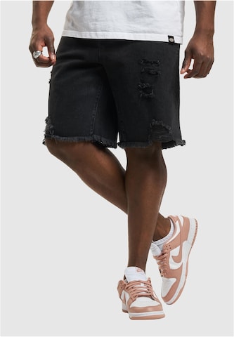 Karl Kani Loosefit Shorts in Schwarz: predná strana