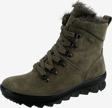 Bottines à lacets 'Novara' Legero en vert : devant