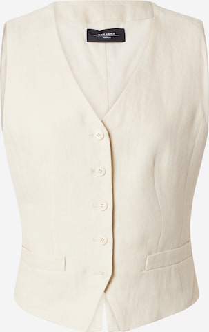 Weekend Max Mara Suit Vest 'PACCHE' in Beige: front