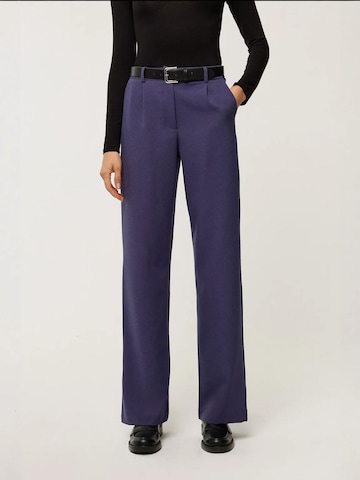 Hiccup - Loosefit Calças com pregas em azul: frente