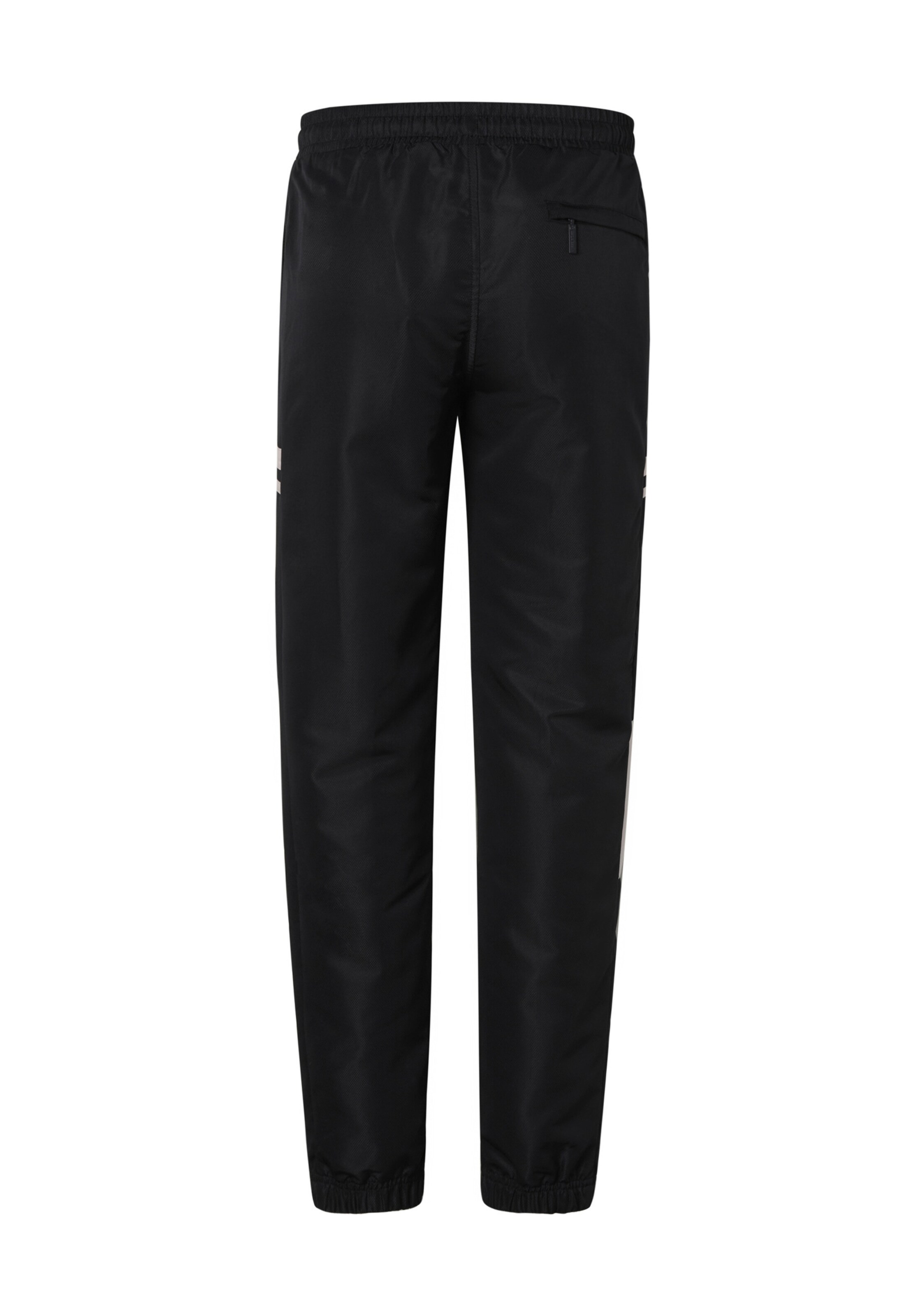 Tapered Pantaloni sportivi di Sergio Tacchini in nero: dietro