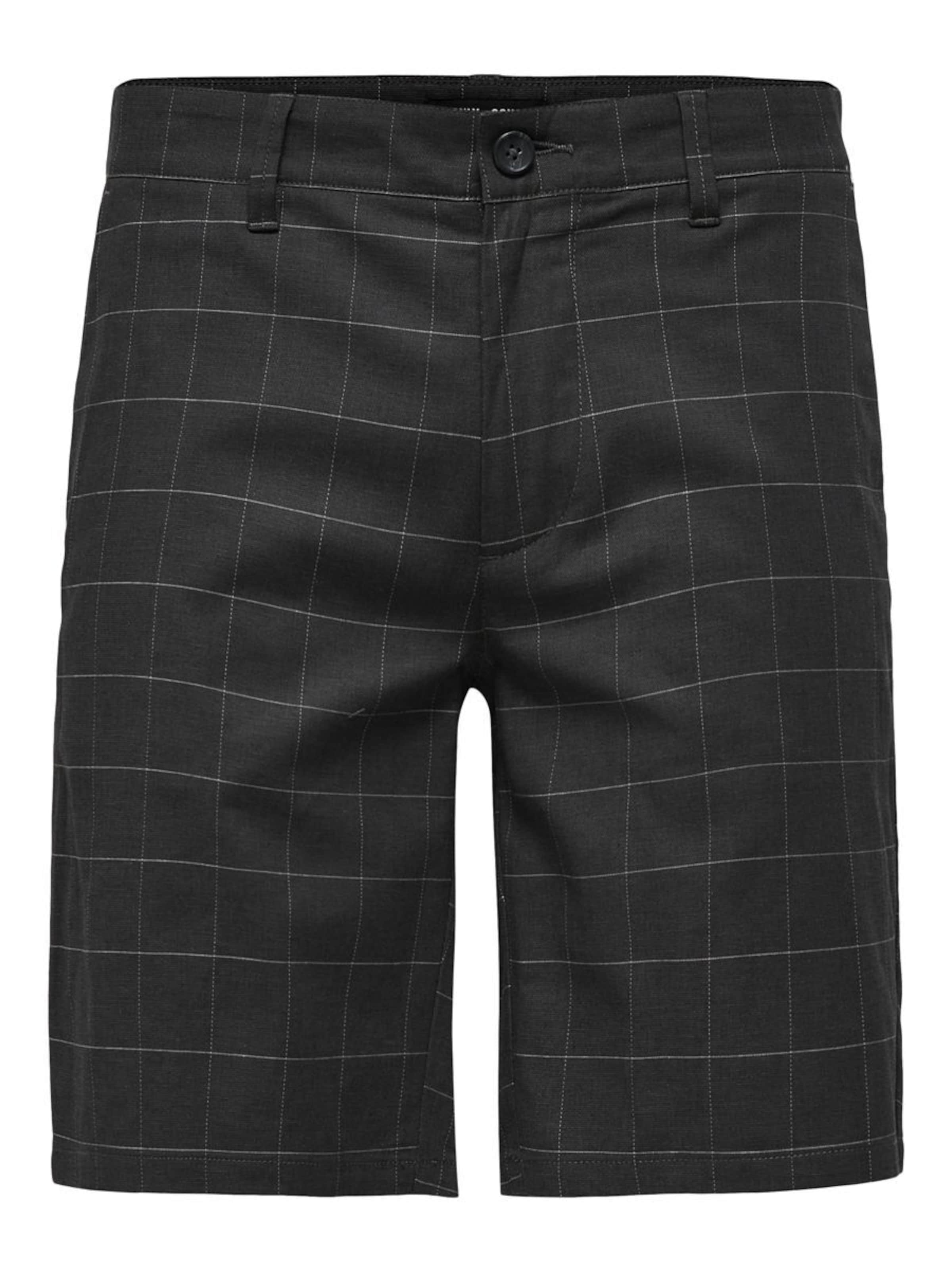 regular Pantaloni di Only & Sons in nero: frontale